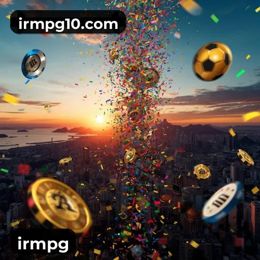 App irmpg para iOS e Android — interface mobile, login biométrico e PIX integrado